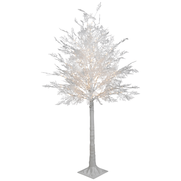 Northlight 5ft. Warm White LED  White Lace Christmas Tree