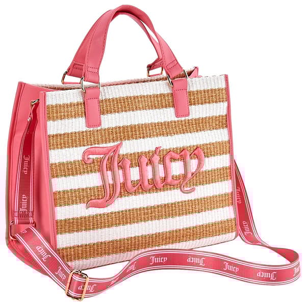 Juicy Couture Straw Square Tote