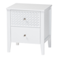 Baxton Studio Lara 2-Drawer Nightstand - image 1