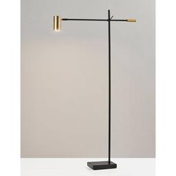 Adesso Collette LED Black Floor Lamp