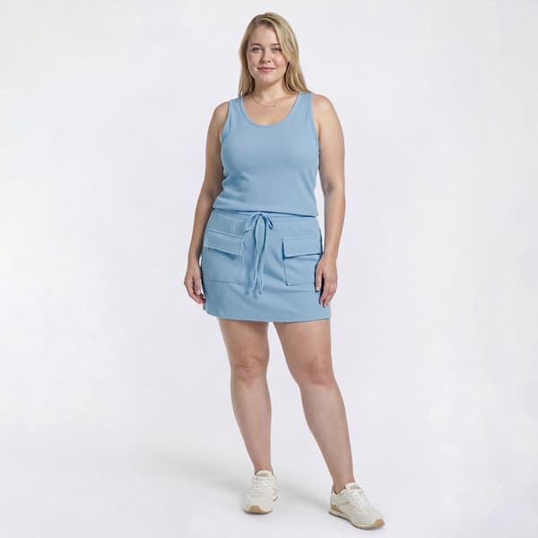 Juniors Plus Jolie & Joy Tank and Cargo Skort Set - image 