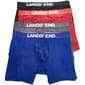 Mens LANDS’ END® 4pk. Super Soft Boxer Briefs - Red/Grey - image 2