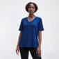 Petite Hasting & Smith Elbow Sleeve V Neck Tee - image 1