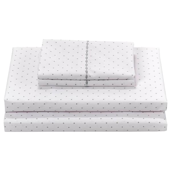 Sabrina Soto Cottage Collection 220TC Polka Dot Sheet Set - image 