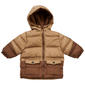 Baby Boy (12-24M) iXtreme Color Block Double Pocket Puffer Coat - image 1