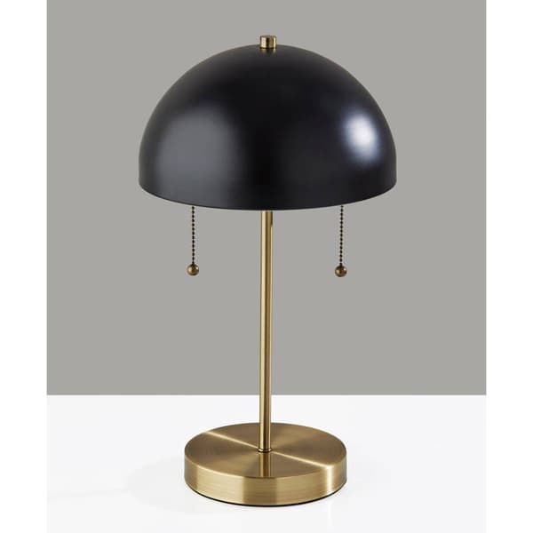 Adesso Bowie Black Table Lamp