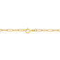 Gold Classics&#8482; 10kt. Gold Cross Heart Paperclip Bracelet - image 4