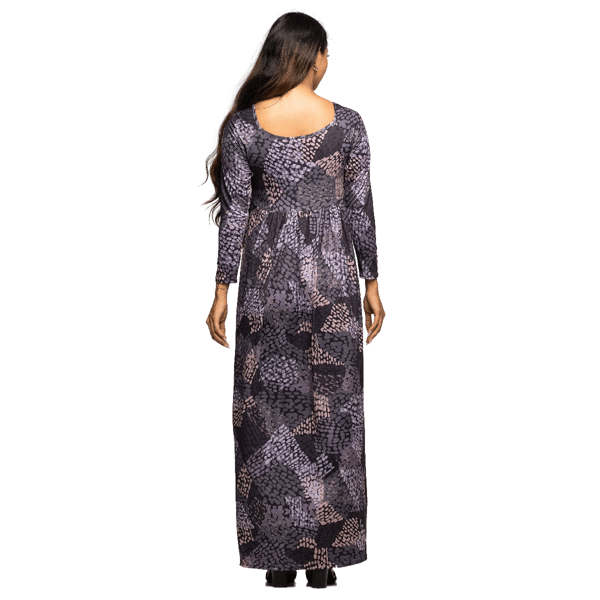 Womens 24/7 Comfort Apparel Empire Waist Maternity Maxi Dress