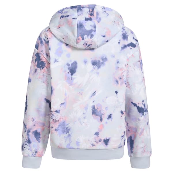 Girls &#40;7-16&#41; adidas&#174; Abstract w/ Flowers Logo Hoodie