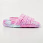 Womens Capelli New York Faux Fur Tie Dye Back Strap Slippers - image 2