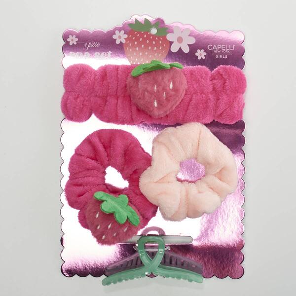 Girls Capelli&#40;R&#41; New York 4pc. Strawberry Headwrap & Hair Spa Set - image 