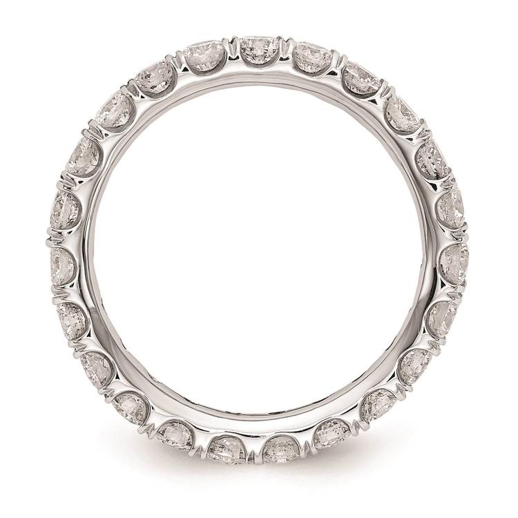 Pure Fire 14kt. White Gold Lab Grown Diamond Eternity Band