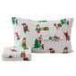 Freshfolds Cotton Christmas Elves Holiday 4pc. Flannel Sheet Set - image 1