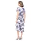 Petite SLNY Floral Chiffon Tier Midi Dress - image 2