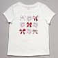 Girls (7-16) BTween(R) Short Sleeve Bow Firework Graphic Tee - image 1