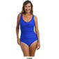 Womens Maxine Solids Tricot Twist Maillot One Piece - image 3