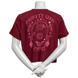 Juniors Attitude Not Included Good Energy Crop Tee