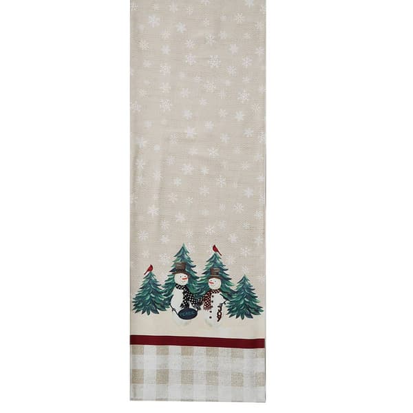 Avanti Country Snowman Holiday Table Runner - 72in.