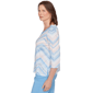 Petite Alfred Dunner St. Augustine Chevron Leopard Blouse - image 4
