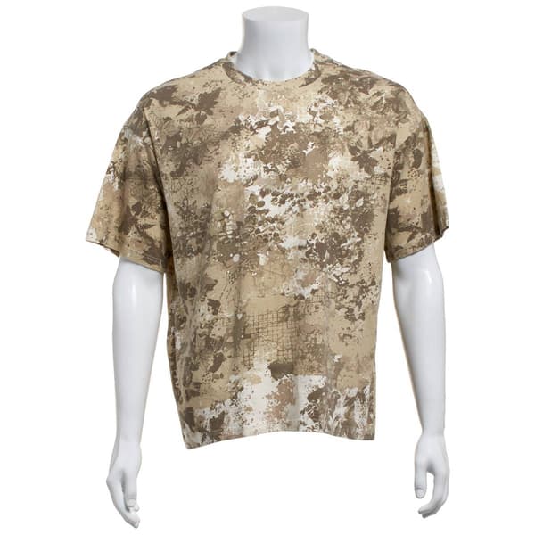 Young Mens Hollywood Jeans Oversized Day Leaf Camo Tee - image 