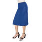 Womens 24/7 Comfort Apparel A-Line Knee Length Skirt - image 5