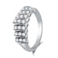 Nova Star® Sterling Silver 1/2ctw. Lab Diamond Ring - image 2