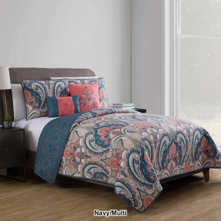 VCNY Home Casa Re`al Reversible Quilt Set