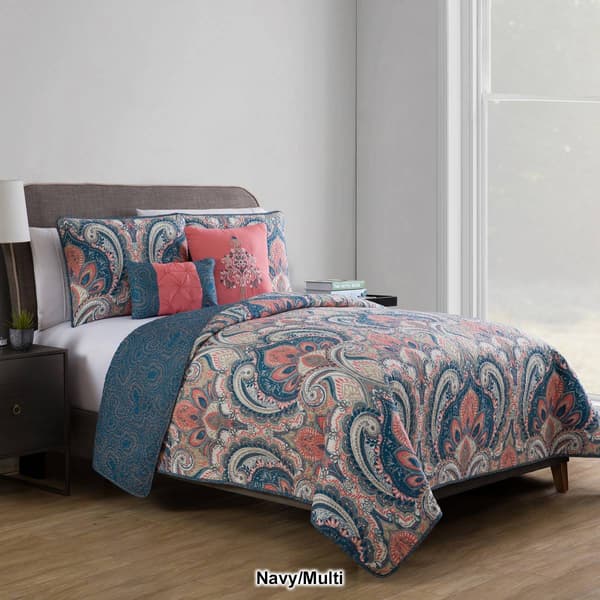 VCNY Home Casa Re`al Reversible Quilt Set