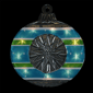 Impact Blue & Green Lighted Christmas Ornament Window Silhouette - image 1