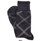 Mens Preswick & Moore Stitched Diamond Plaid Crew Socks - image 3