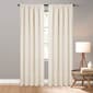 Linen Blend Light Filtering Rod Pocket Panel Curtain - image 1