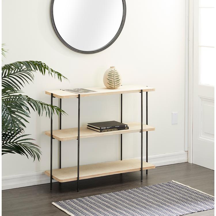 9th & Pike® Rectangular Wood 3-Tier Console Table