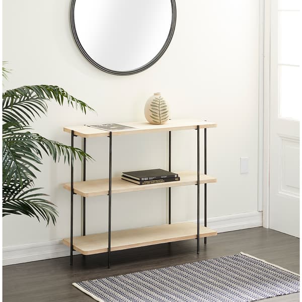 9th & Pike&#174; Rectangular Wood 3-Tier Console Table