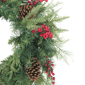 Puleo International Pre-Lit Warm White Adorned Wreath - image 5