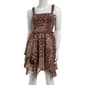 Juniors Trixxi Chiffon Hanky Hem Bungee Strap High Low Dress - image 1