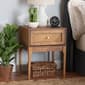 Baxton Studio Ramiel Modern Ash Walnut Wood 1-Drawer Nightstand - image 8