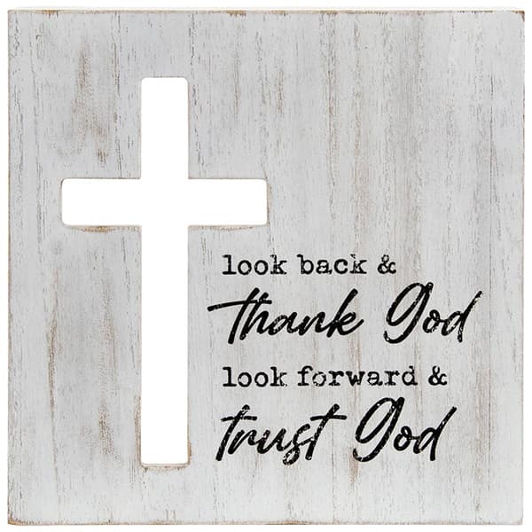 The Hearthside Collection Thank God Box Sign - image 