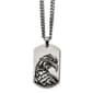 Mens Gentlemen's Classics&#40;tm&#41; Steel Antiqued Eagle Necklace - image 1