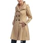 Womens BGSD Waterproof Hooded Mid Length Trench Coat - image 7