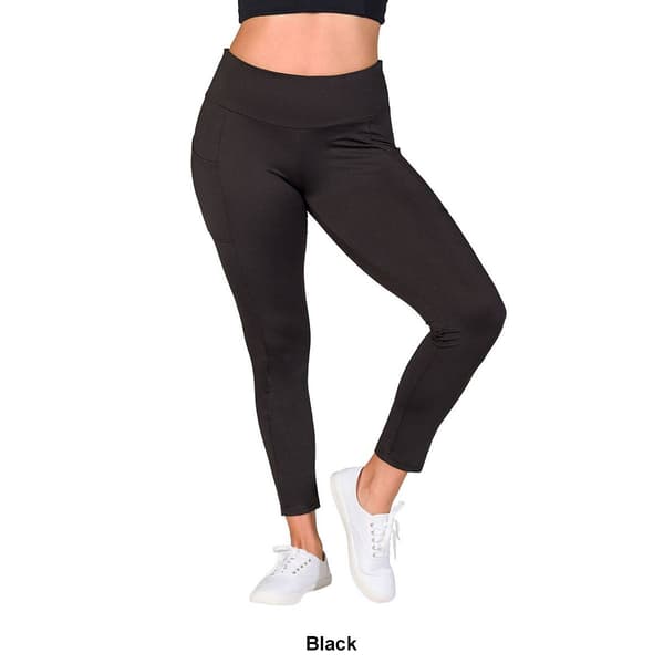 Womens 24/7 Comfort Apparel Side Pocket Yoga Pant Leggings