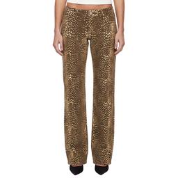 Juniors YMI Low Rise Wide Leg Deer Print Pants