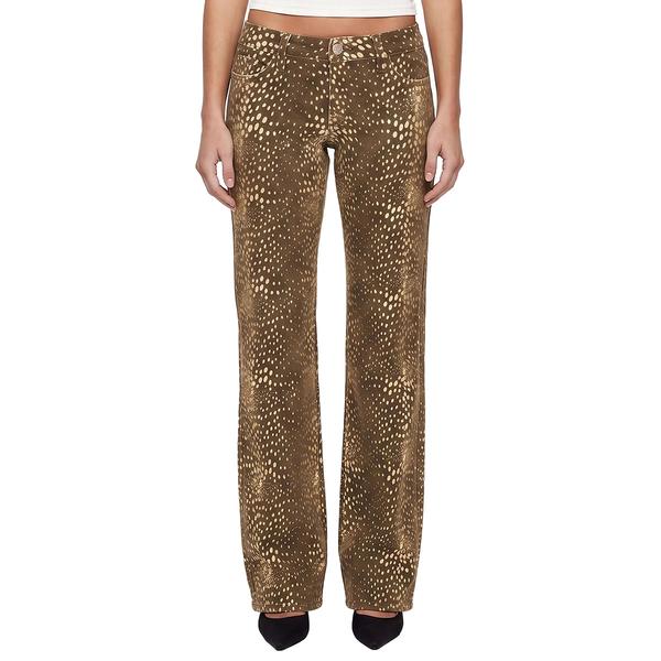 Juniors YMI Low Rise Wide Leg Deer Print Pants - image 