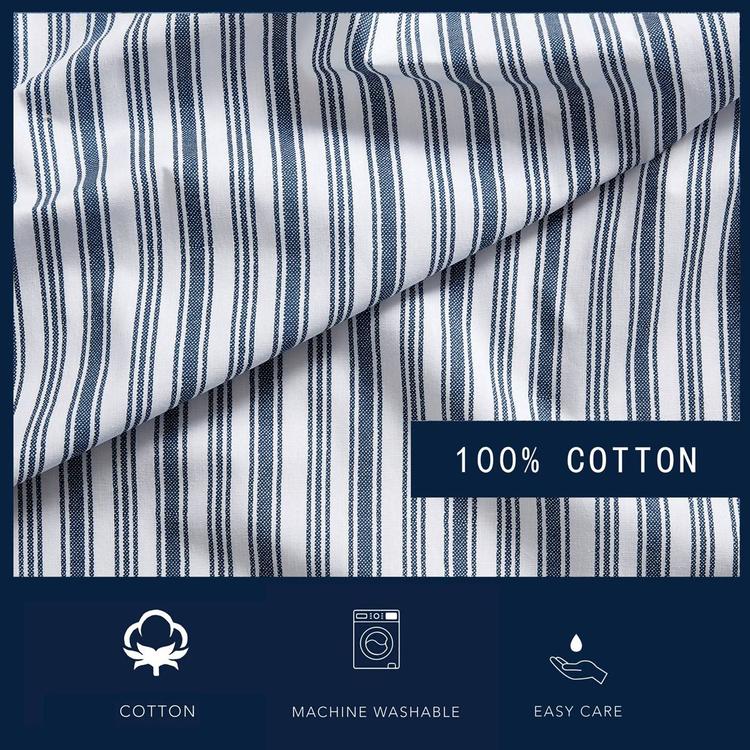 Nautica Coleridge Stripe Cotton Percale Sheet Set