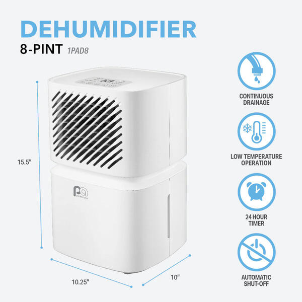 Perfect Aire 8pt. Compact Dehumidifier
