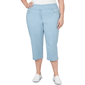 Women''s Ruby Rd. Key Items Denim Extra Stretch Pull On Capri - image 1