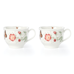 Lenox(R) Butterfly Meadow(R) Latte Mugs - Set of 2