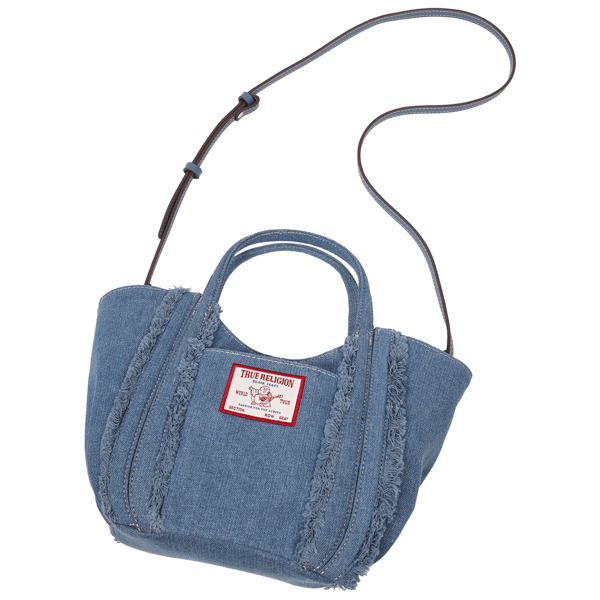 True Religion Atlas Frayed Medium Tote Bag