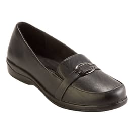 Womens Easy Street Evita Loafers - Black