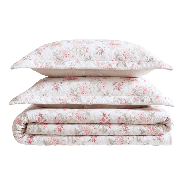 Laura Ashley Rosemoore Reversible Reversible Qulit Set
