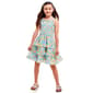 Girls &#40;7-16&#41; Rare Editions Sleeveless Smocked Ruffle Lemon Dress - image 1